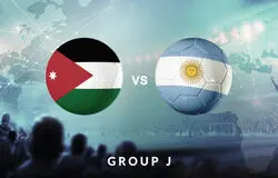 پیش بازی اردن - آرژانتین؛ آلبی سلسته از صدر جدول جم نمی‌خورد