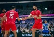 پیروزی سخت والیبال ایران مقابل اندونزی
