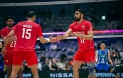 پیروزی سخت والیبال ایران مقابل اندونزی