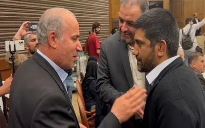 دیدار تاج و دبیر در مرکز ملی فوتبال
