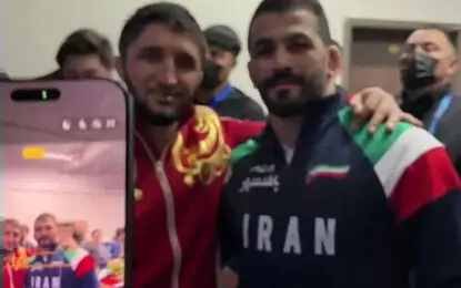درخواست عکس اسطوره روس از حسن یزدانی
