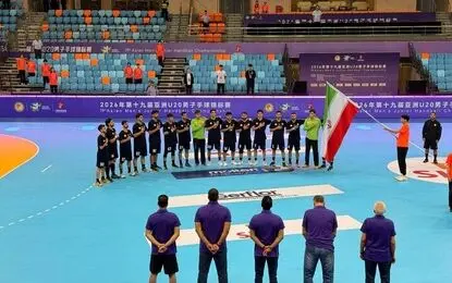 شکست نزدیک جوانان هندبال ایران مقابل ژاپن