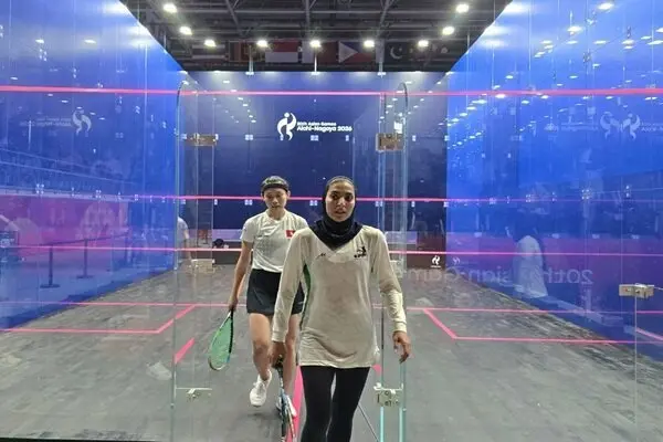 اقتداری از صعود به یک‌چهارم نهایی اسکواش بازماند