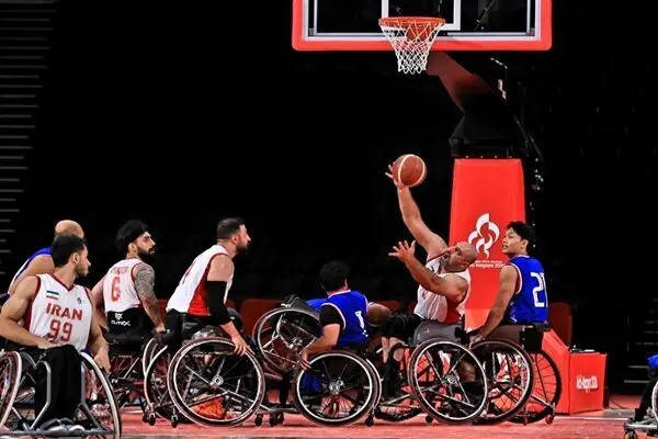 بسکتبال با ویلچر مردان صاحب مدال نقره شد