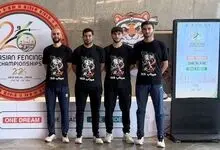 تیم ملی شمشیربازی اپه ایران با ۲ پیروزی به رتبه پانزدهم رسید