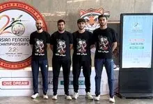 تیم ملی شمشیربازی اپه ایران با ۲ پیروزی به رتبه پانزدهم رسید