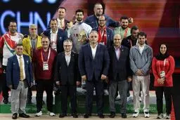تیم وزنه‌برداری ایران با ۲ طلا و ۲ برنز سوم شد
