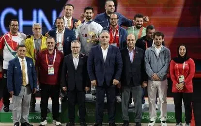 تیم وزنه‌برداری ایران با ۲ طلا و ۲ برنز سوم شد
