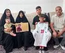 دیدار آریا یوسفی با خانواده شهید طباطبایی