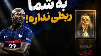 ماجرای بازیکن فرانسه و جام جهانی‌ای که فروخته شد!