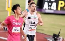 تفتیان به فینال ۱۰۰ متر نرسید