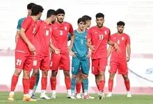 تساوی تیم ملی جوانان مقابل عراق