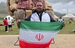 سلطانی‌نژاد قهرمان قوی‌ترین مردان مسابقات جهانی روستایی و عشایری شد