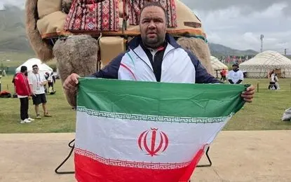 سلطانی‌نژاد قهرمان قوی‌ترین مردان مسابقات جهانی روستایی و عشایری شد