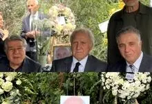 بزرگان فوتبال در مراسم یادمان قهرمانلو 