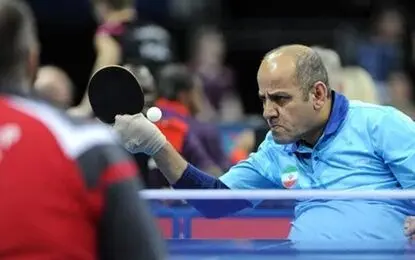 ملی‌پوش پاراتنیس روی میز ایران را با برد شروع کرد
