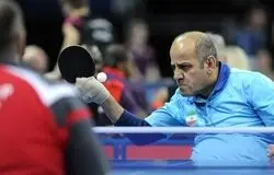 ملی‌پوش پاراتنیس روی میز ایران را با برد شروع کرد
