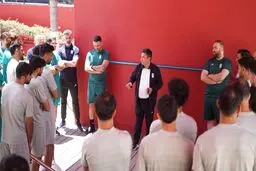 نخستین تمرین ملی‌پوشان در بدو ورود به مکزیک